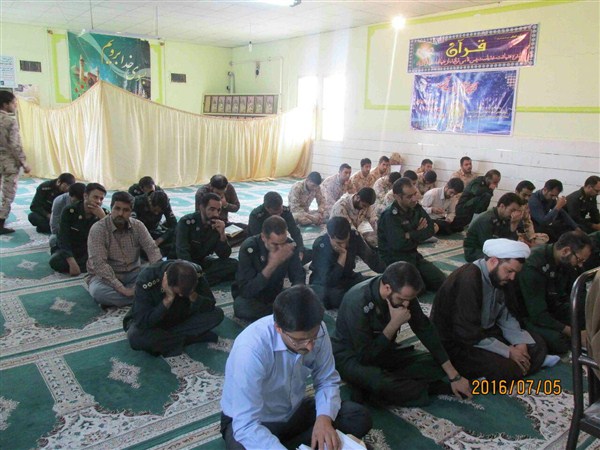 اختتامیه برنامه های فرهنگی ماه مبارک رمضان در سپاه زرند