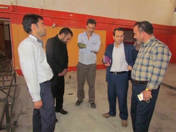 بازدید مهندس محمدی از روند ساخت پلاتوی نمایش