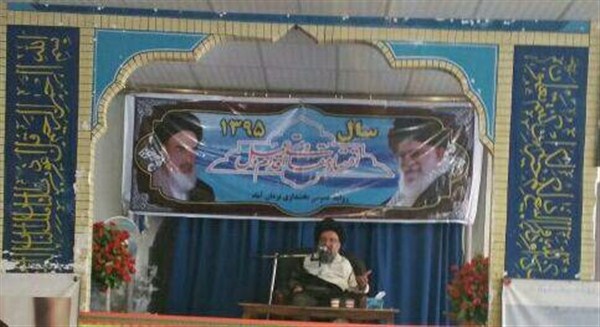 سخنرانی آیت الله سیداحمد خاتمی درمصلی نمازجمعه بخش یزدان آباد
