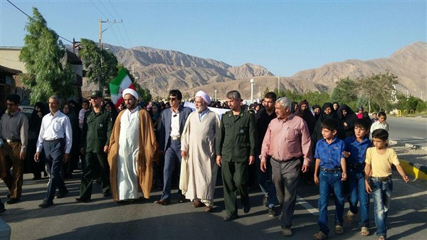 راهپیمایی روز ملی عفاف و حجاب در شهر ریحانشهر زرند