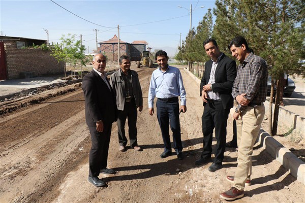 بلوار بهشت شهرک زیتون به زودی  آسفالت می شود