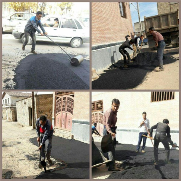 مهندس محمدی شهردار زرند از پایان طرح لکه گیری معابر سطح شهر زرند خبر داد