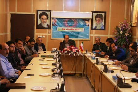 برگزاری نشست شورای پدافند غیر عامل شهرستان زرند
