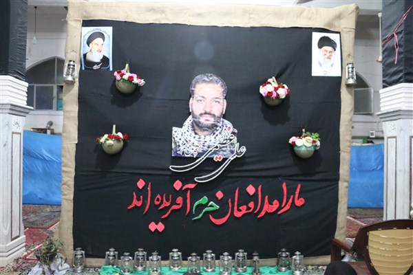گزارش تصویری سالگرد اولین شهید مدافع حرم شهرستان زرند شهید علی عظیمی 