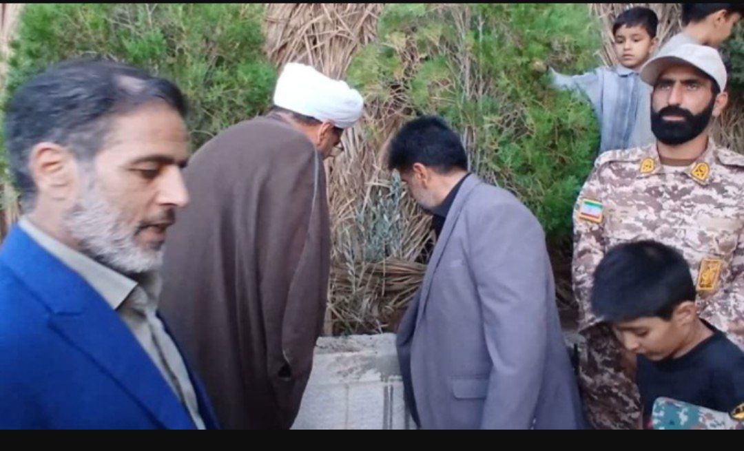 «سلطان مقاومت» بر مزار شهید جنگ رمضان کاشته شد
