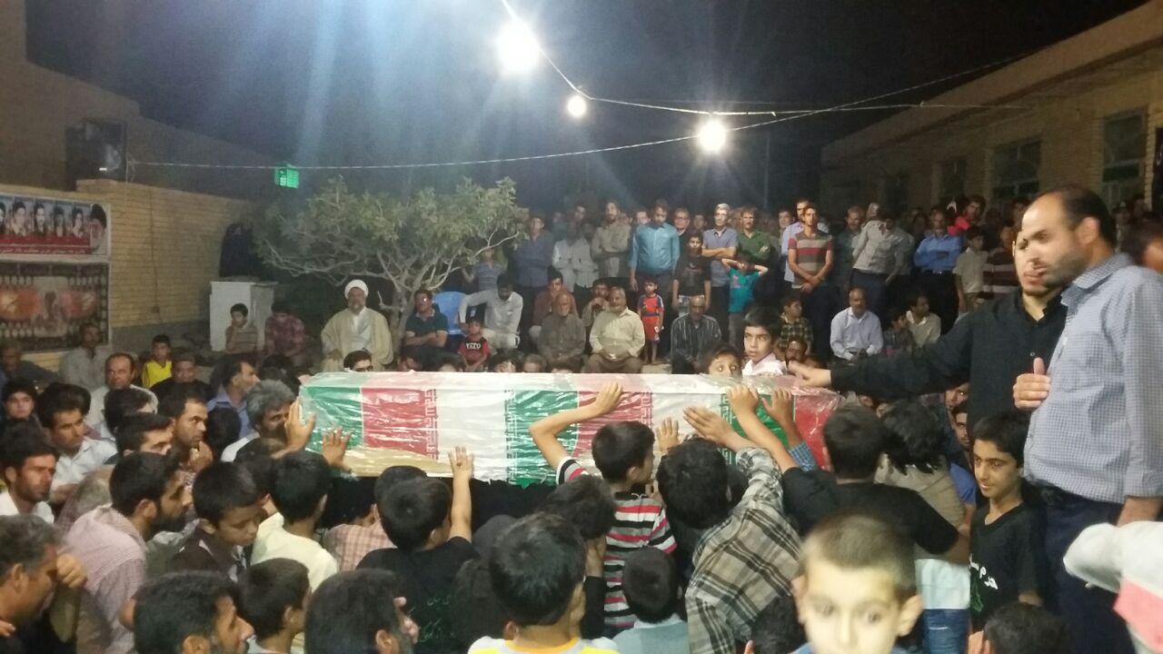 شهید گمنام میهمان خانواده شهدای سیریز بود
