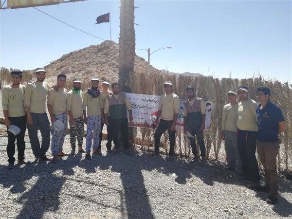 برگزاری اردوی جهادی بسیجیان پایگاه شهدای جهاد فرهنگی خانوک از حوزه مقاومت حضرت سیدالشهدا (ع) در راستای رزمایش نمایش و اقتدار سپاهیان حضرت محمد (ص)