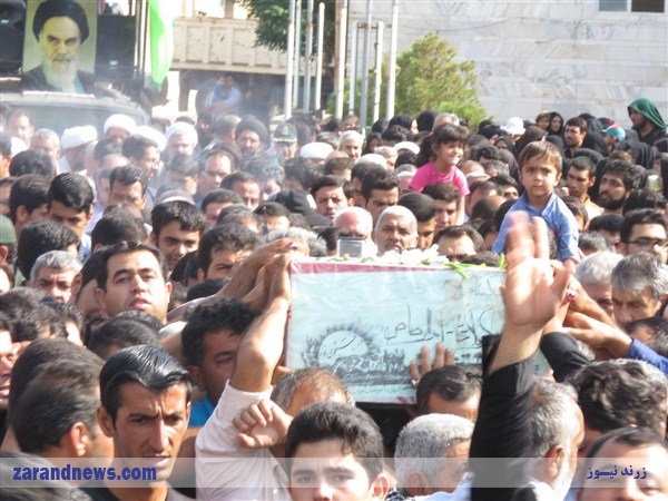 گزارش تصویری مراسم باشکوه تشییع پیکر شهدای گمنام خانوک