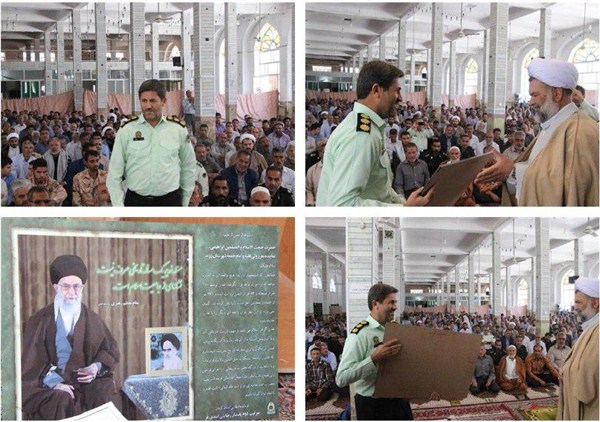 تقدیر فرمانده انتظامی استان کرمان از زحمات امام جمعه محترم زرند