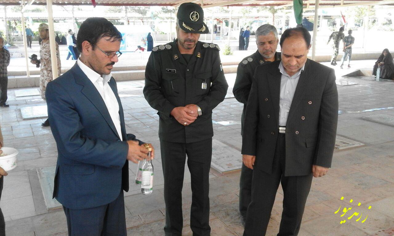 غبارروبی قبور شهداء