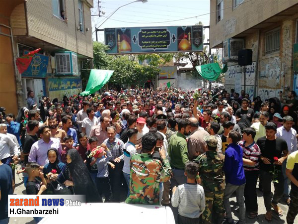 حضور کاروان زیرسایه خورشید در زرند
