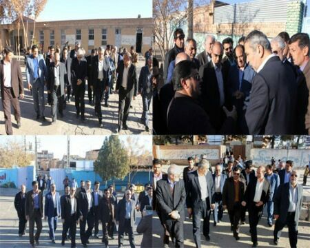 بازدید معاون عمرانی وزیر آموزش وپرورش کشور از مدارس شهرستان زرند