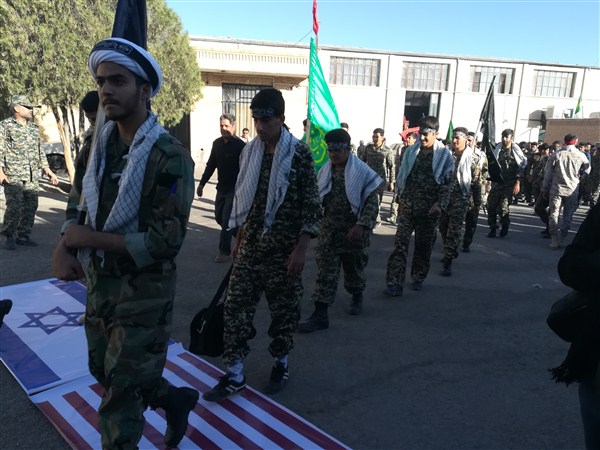 گزارش تصویری رزمایش سپاهیان محمد رسول الله ، گردان های الی بیت المقدس شهرستان زرند
