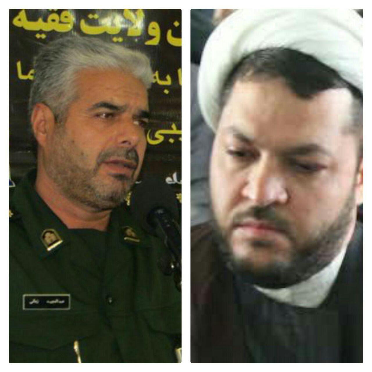 پیام تبریک فرماندهی ومسئول دفتر نمایندگی ولی فقیه سپاه زرند بمناسبت فرارسیدن هفته دفاع مقدس