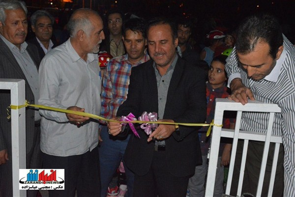 افتتاح اولین پیست اسکیت شهرستان زرند در بوستان شهدا
