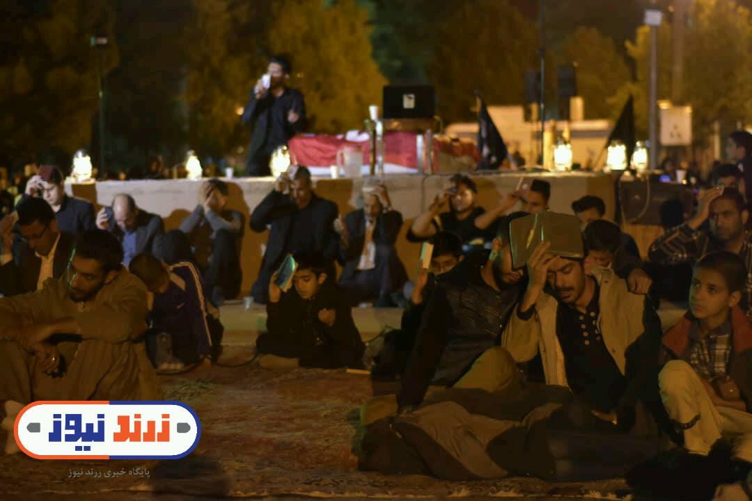 مراسم احیای شب بیست و سوم ماه رمضان در زرند