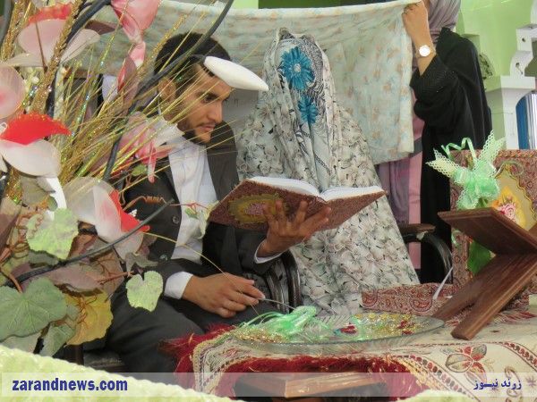 ازدواج زوج زرندی در مسجد