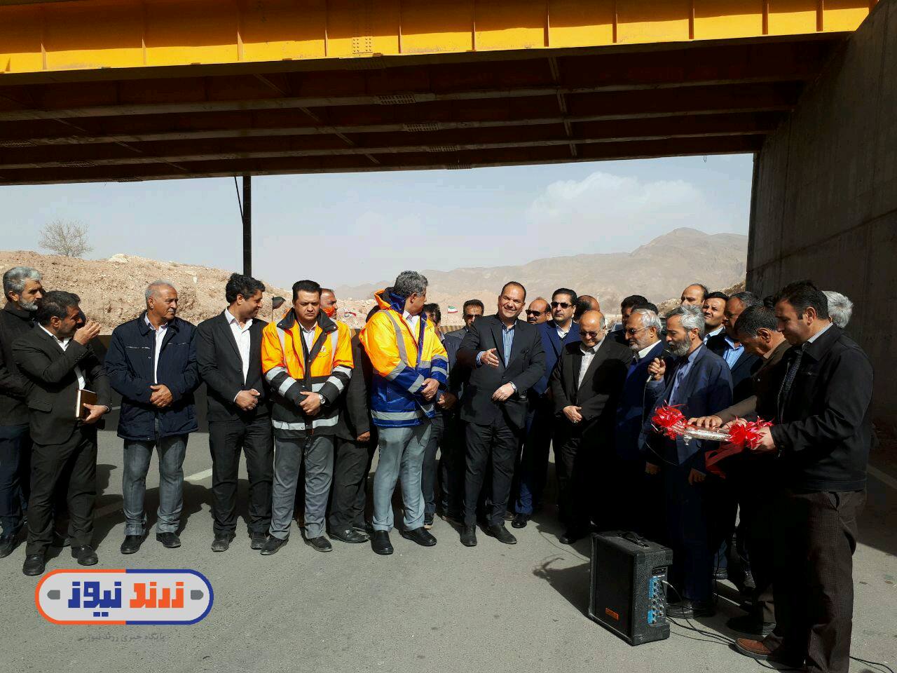 بهره برداری از قطعه آخر باند دوم محور زرند-کرمان