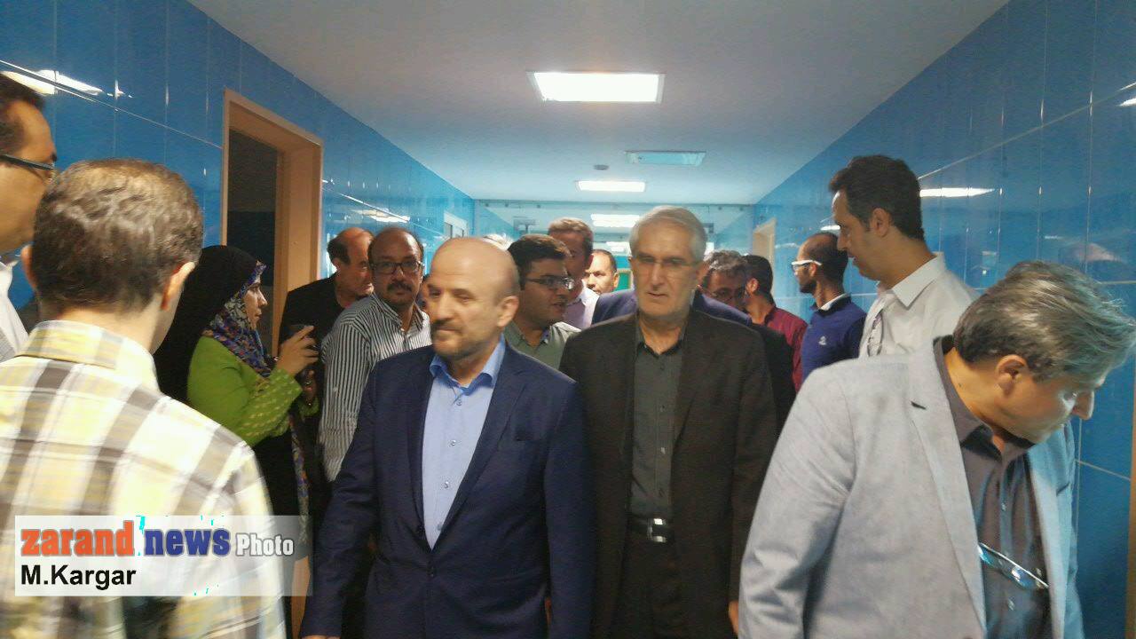 اهتمام جدی جهت بهره برداری از بیمارستان سینا زرند تا نیمه اول امسال