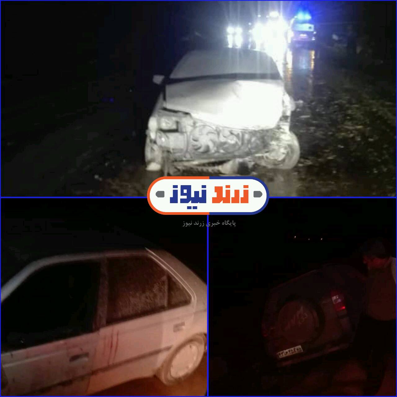 ‍ ‍  ۸ مصدوم در ۳ حادثه رانندگی براثر سیلابی شدن محور سیریز_ بافق