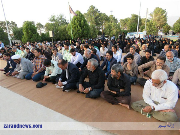 آیین بزرگداشت بیست و هفتمین سالگرد ارتحال جانسوز بنیانگذار جمهوری اسلامی ایران حضرت امام خمینی (ره)در بوستان شهدا شهرستان زرند