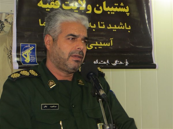 سرهنگ زمانی:بسیج وبسیجی مفتخر است که پیرو مکتب عاشورا است