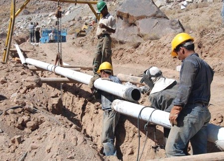 آغاز طرح گاز رسانی به دهستان سربنان شهرستان زرند